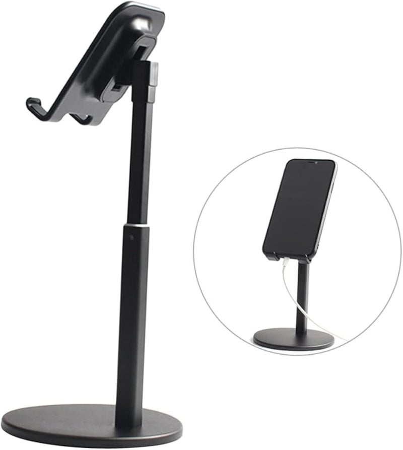 Adjustable Rotating Laptop Stand And Retractable Phone Holder For Desk Tablet Mount - Image 4